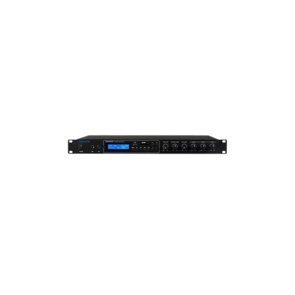 AMPLIFICADOR 2X100W 1U RACK 19