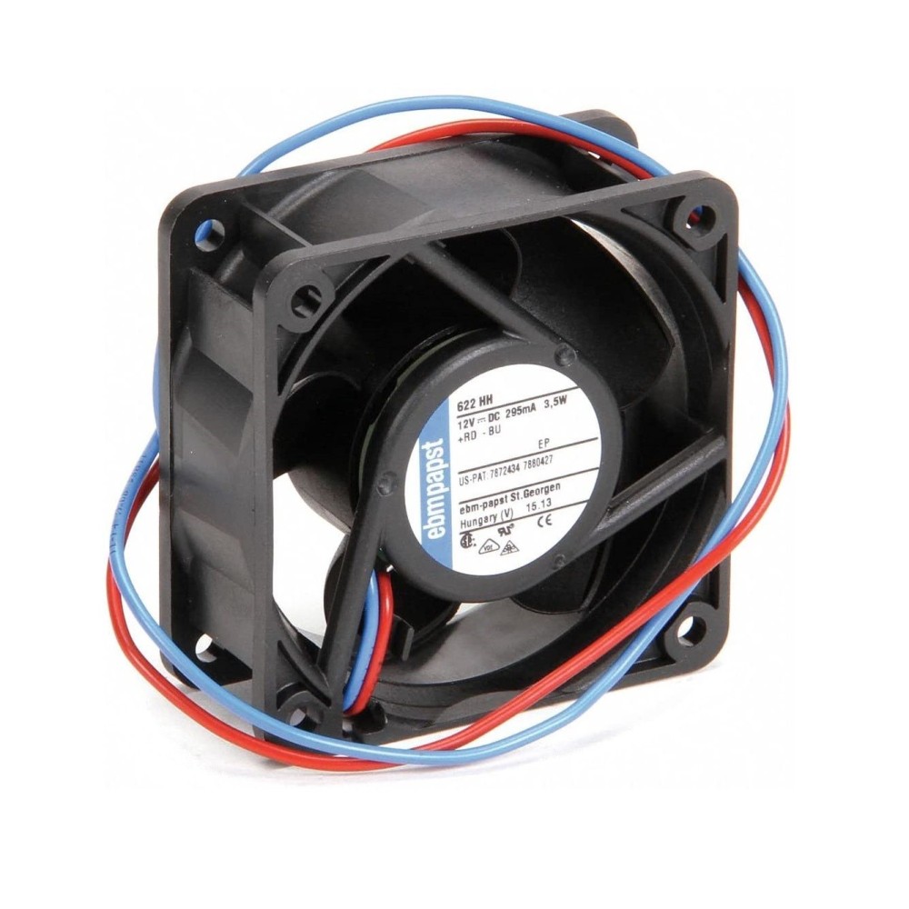 VENTILADOR 12VDC 60X60X25mm EBM-PAPST