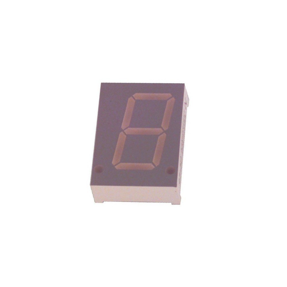 DISPLAY 7 SEGMENTOS AC VERMELHO 27.7x20MM