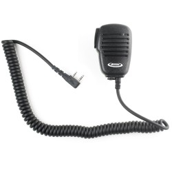 MICROFONE ALTERNATIVO PARA RADIO COM FICHA DUPLA TIPO KENWOOD
