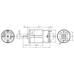 MINI MOTOR 6-18V 1A 10400RPM