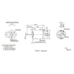 MINI MOTOR 6-12V 5000RPM
