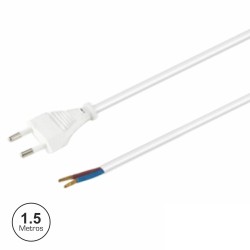 CABO ALIMENTAÇAO EURO 1.5MTS BRANCO