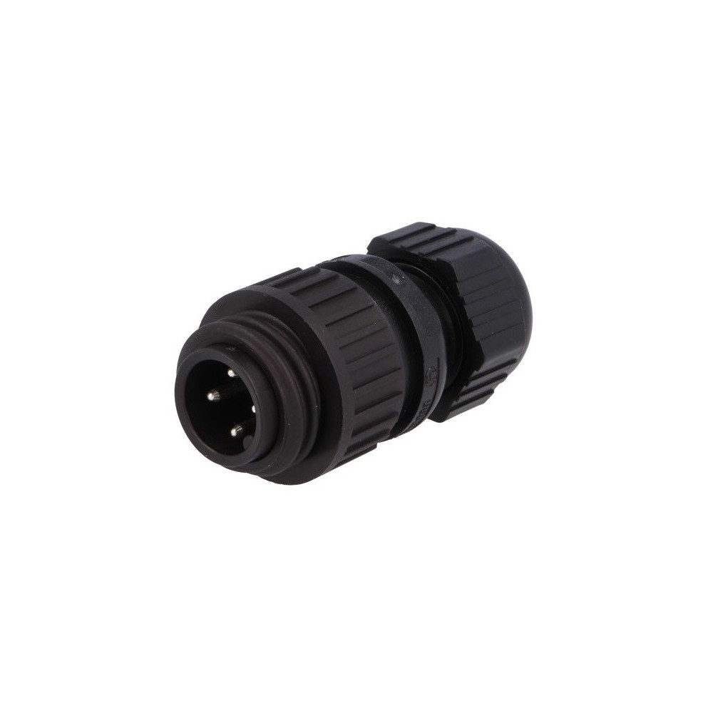 FICHA CIRCULAR MACHO 4 PINOS IP67 400V 16A HIRSCHMANN