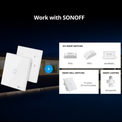 INTERRUPTOR PAREDE TATIL TRIPLO SONOFF T2EU3C-RF
