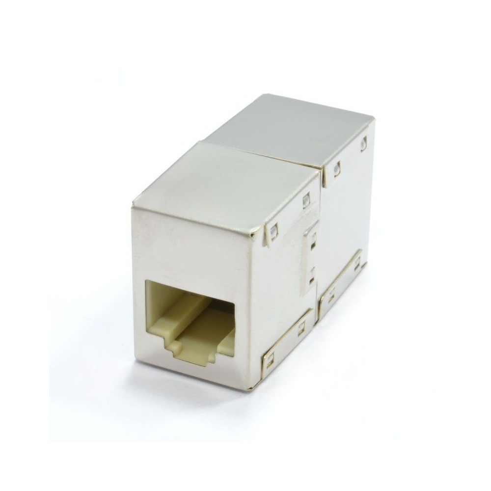 ADAPTADOR RJ45 FEMEA / FEMEA 8C METALICA