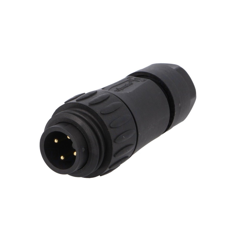 FICHA CIRCULAR MACHO 4 PINOS AMPHENOL