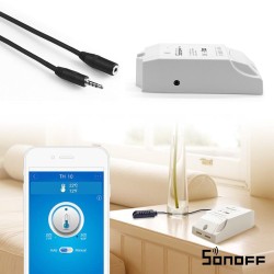 INTERRUPTOR SMART WIFI MEDIDOR TEMPERATURA E HUMIDADE SONOFF