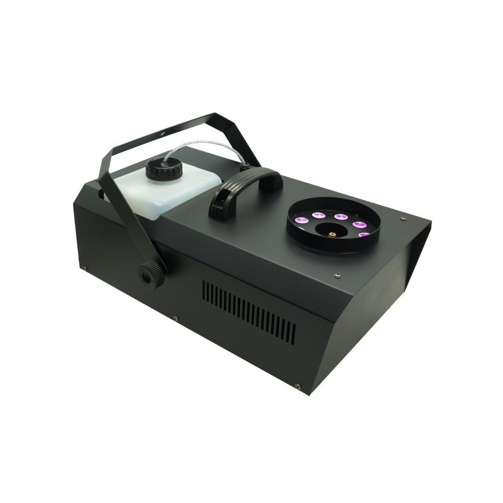 MAQUINA FUMO VERTICAL TIPO GEISER 1500W COM LEDS RGB DMX