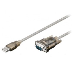 ADAPTADOR USB-A / DB-9P MACHO 1.5MT