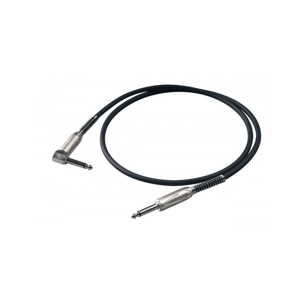 CABO PROFISSIONAL JACK 6.3 MACHO MONO / 6.3 MACHO MONO CURVA 6mt