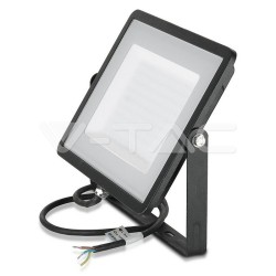 PROJECTOR SLIM SMD 100W 100-240V PRETO BRANCO QUENTE SAMSUNG