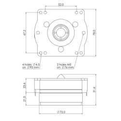 AGUDO SICA CD 78.26/245 32W 105.5dB