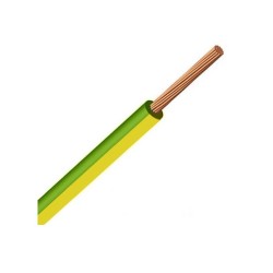 CABO MULTIFILAR 1.5MM VERDE E AMARELO (METRO)