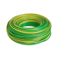 CABO MULTIFILAR 1.5MM VERDE E AMARELO (METRO)