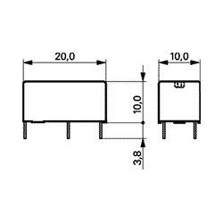 RELE ELETROMAGNETICO SPDT 3VDC 5A