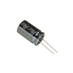 CONDENSADOR ELETROLITICO 2700uF 25V VERTICAL