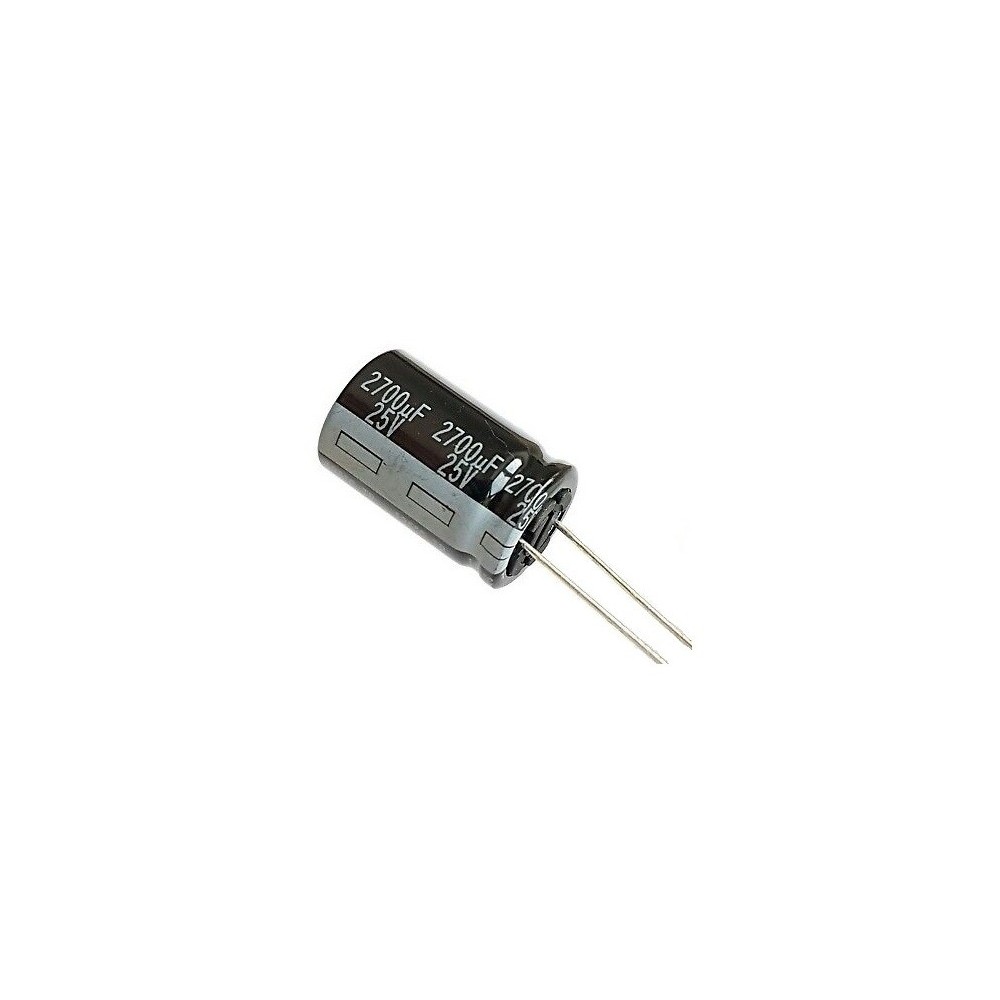 CONDENSADOR ELETROLITICO 2700uF 25V VERTICAL