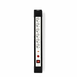 EXTENSAO CORRENTE SCHUKO 6 VIAS + INTERRUPTOR + PROTEÇAO 3MTS