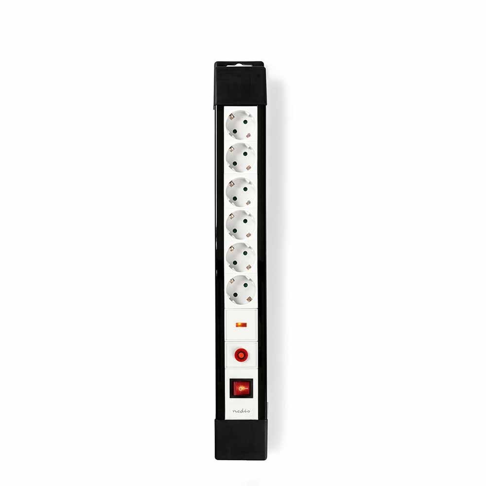 EXTENSAO CORRENTE SCHUKO 6 VIAS + INTERRUPTOR + PROTEÇAO 3MTS