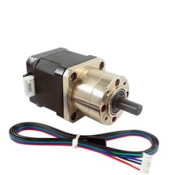 MOTOR PASSO A PASSO REDUTOR 5.18:1 PARA NEMA1.7 12V