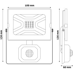 PROJECTOR LED SMD 230V 10W C0M SENSOR