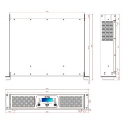 SYNQ SE-1800 AMPLIFICADOR 2X900W @4OHM