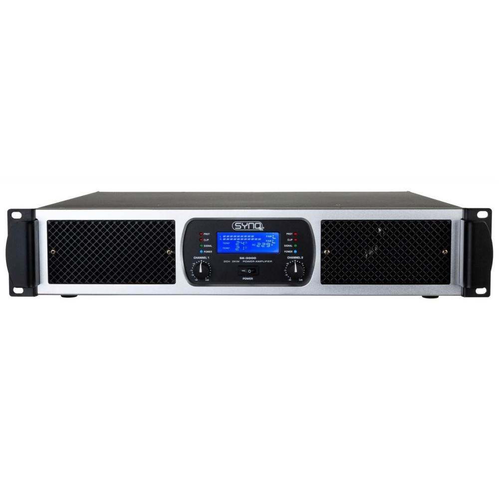 SYNQ SE-3000 AMPLIFICADOR 2X1500W @4OHM