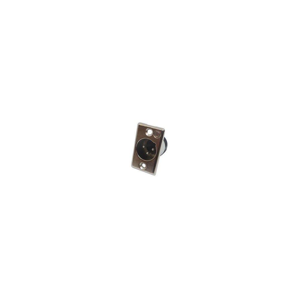 FICHA XLR MACHO 3P PAINEL