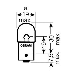 LAMPADA 24V 5W BA15s