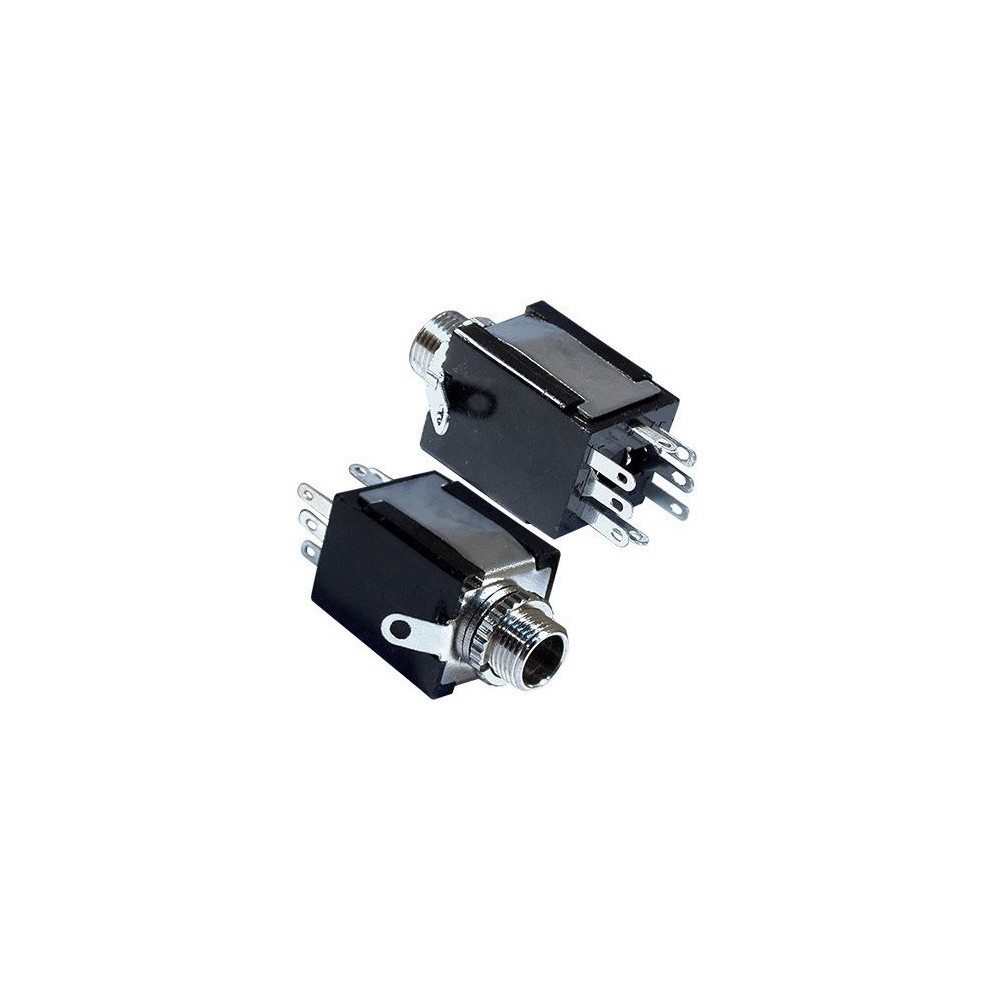FICHA JACK 6.5MM FEMEA STEREO CHASSI 8P