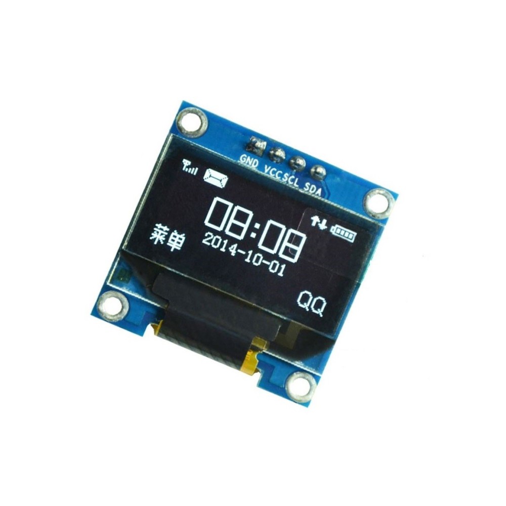 MODULO DISPLAY LCD OLED 0.96" 128X64 BRANCO