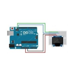 MODULO DISPLAY LCD OLED 0.96" 128X64 BRANCO