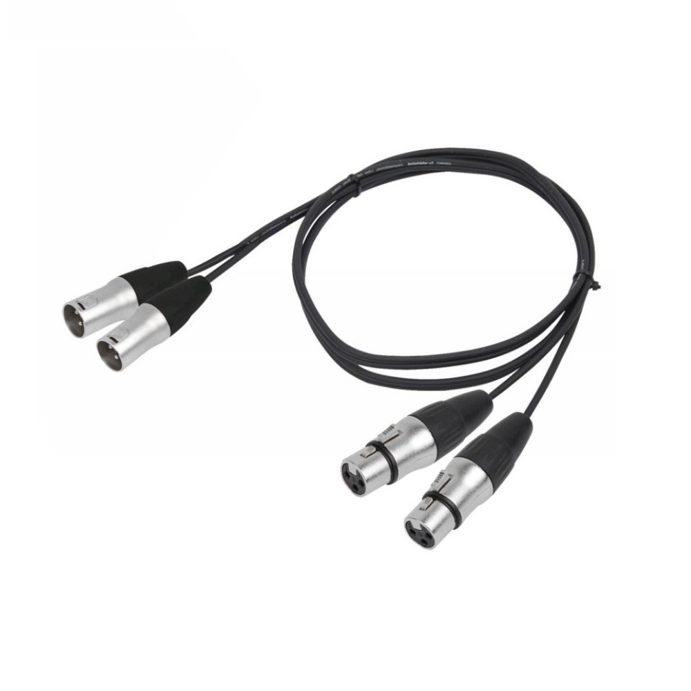 CABO DUPLO XLR MACHO FEMEA 1.5MT BST PRO