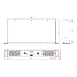 SYNQ SE-1100 AMPLIFICADOR 2X550W @4OHM