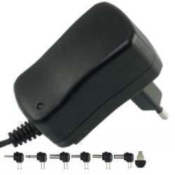 ALIMENTADOR UNIVERSAL 230V AC / 3-4,5-6-7,5-9-12VDC  1A