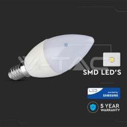 LAMPADA LED 4.5W E14 6400K