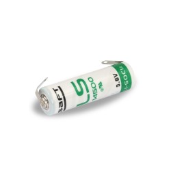 PILHA LITIO AA 3,6V COM PATILHAS LS14500 SAFT