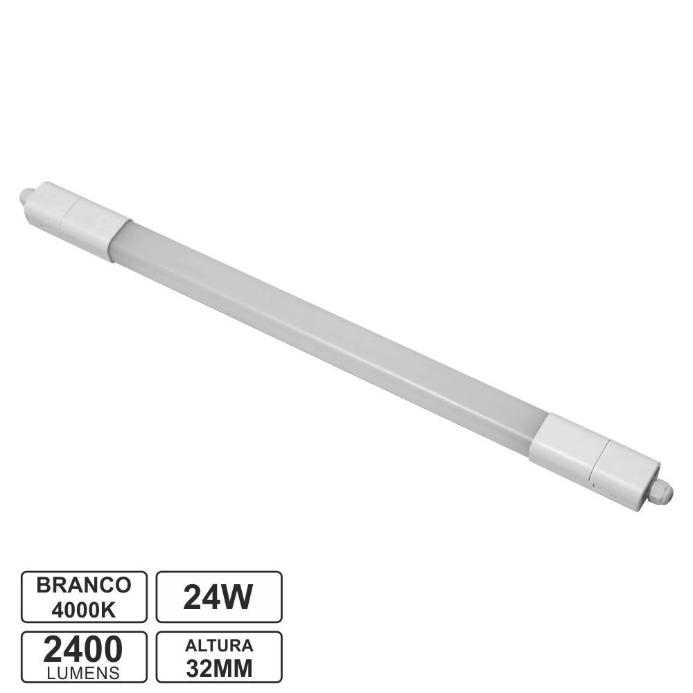 ARMADURA LED 24W IP65 4000K 120cm
