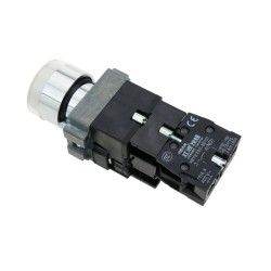 BOTAO PRESSÃO PAINEL 22mm 10A COM LED 220V