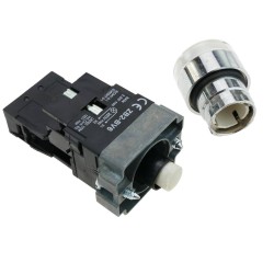 BOTAO PRESSÃO PAINEL 22mm 10A COM LED 220V