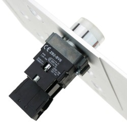 BOTAO PRESSÃO PAINEL 22mm 10A COM LED 220V