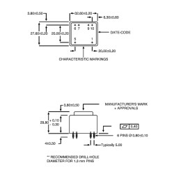 TRANSFORMADOR ENCAPSULADO 230VAC 2x 12V 2.3VAS