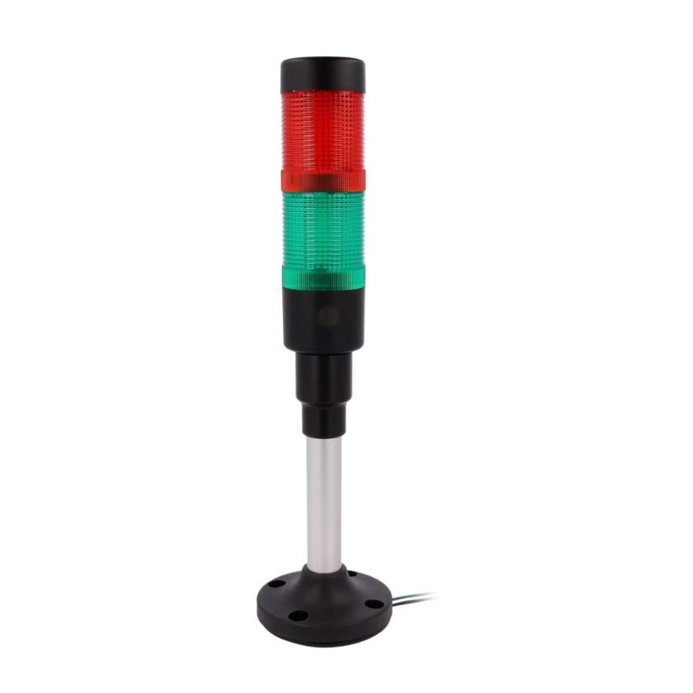 COLUNA SINALIZACAO INDUSTRIAL VERDE / VERMELHO 24V COLUNA SINALIZACAO INDUSTRIAL VERDE / VERMELHO 24V