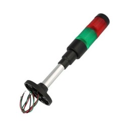 COLUNA SINALIZACAO INDUSTRIAL VERDE / VERMELHO 24V