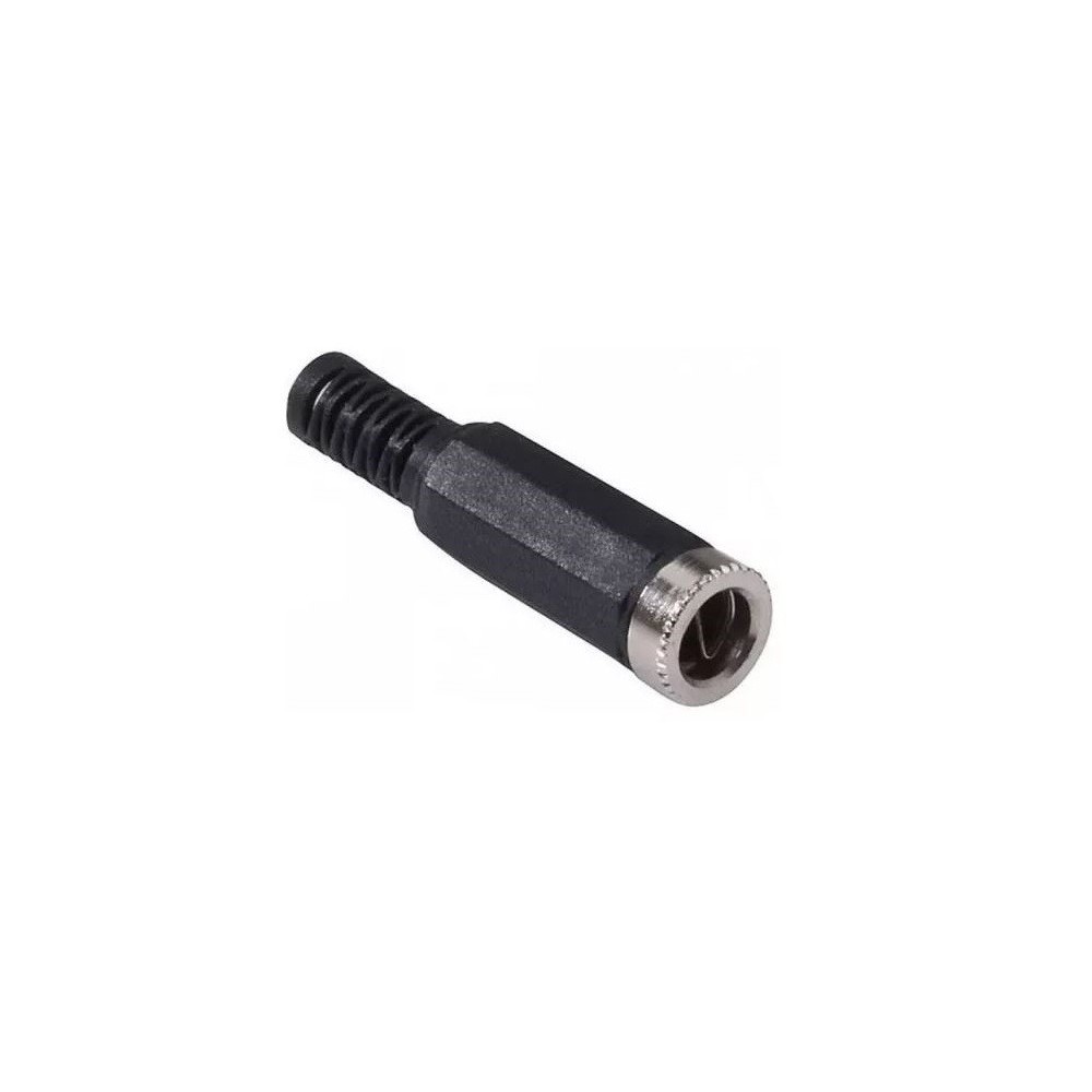 FICHA DC 2.5mm FEMEA EXTENSAO