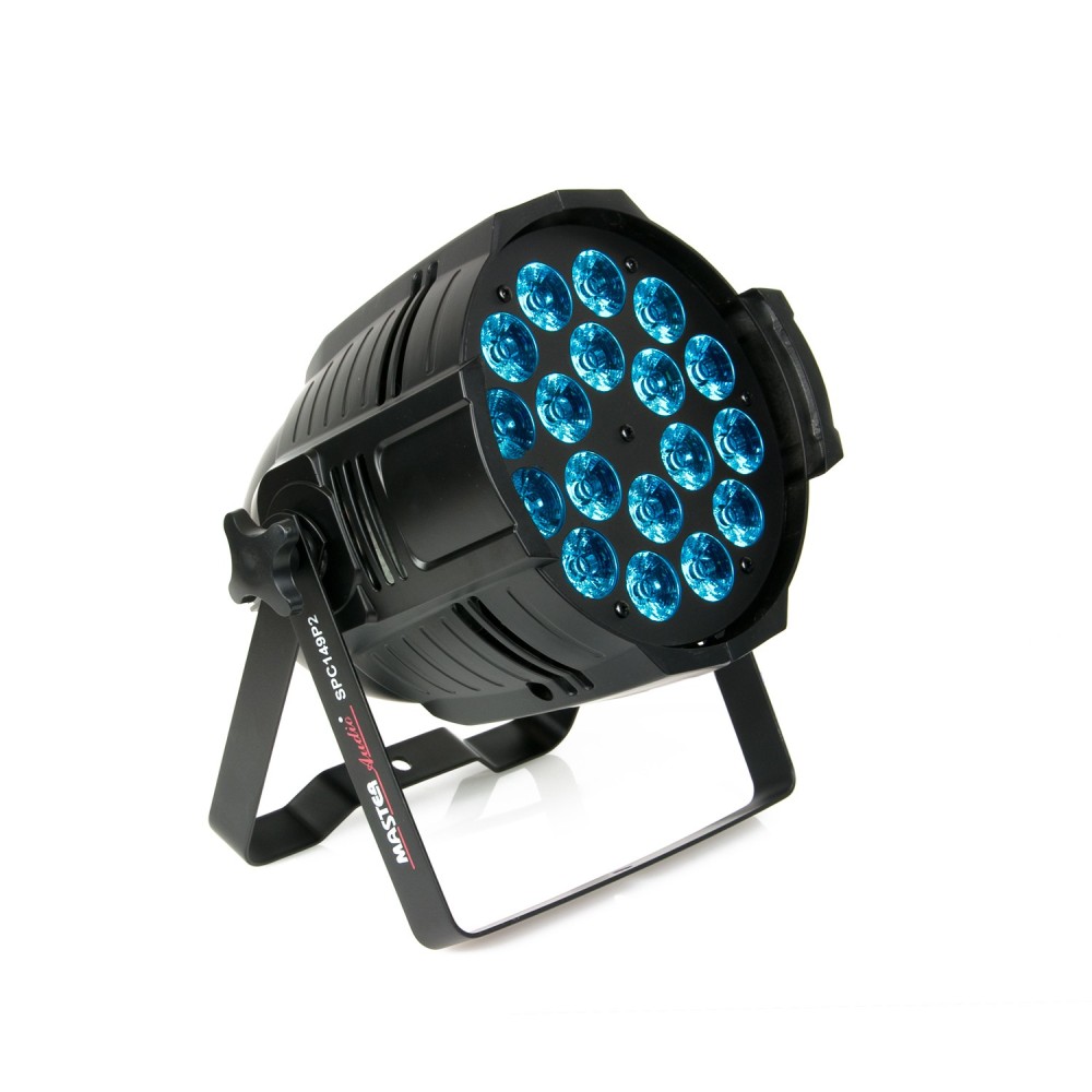 PAR 64 LED STUDIO 18X12W RGBWA+PURP 8/10CH DMX