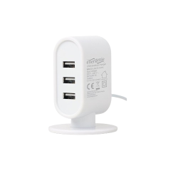 CARREGADOR DESKTOP 3xUSB 3.1A BRANCO