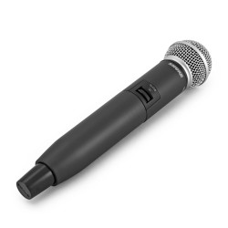 SHURE GLXD24/SM58 SISTEMA WIRELESS+MICROFONE DE MAO 2.4GHZ