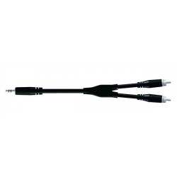 EXTENSAO JACK 3.5 STEREO / 2xRCA PROEL 3MTS